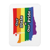 我々の州のプライド |ワシントン マグネット (縦)