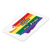 我々の州のプライド |ワシントン マグネット (左側)