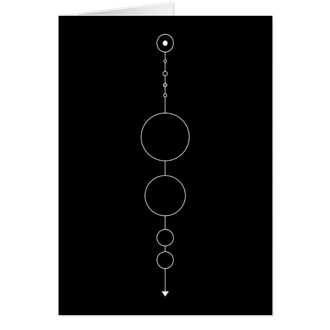 我々の幾何学太陽の系 (正面)