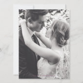 我々の後にムルベリ白結婚パーティー 招待状 (裏面)