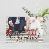 我々の得写真の書道カード サンキューカード (スタンド正面)