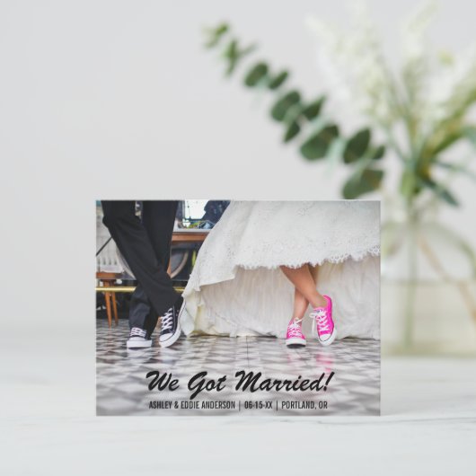 我々の得駆け落ち案内はがききS 案内ポストカード (スタンド正面)