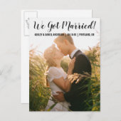 我々の得駆け落ち発表はがききBT 案内ポストカード (正面/裏面)