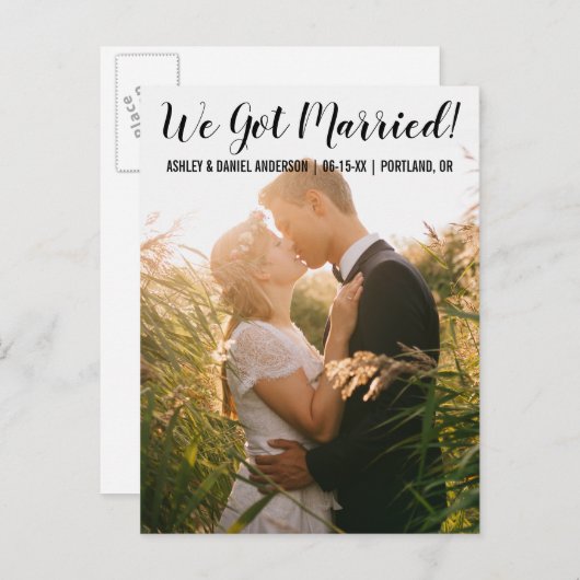 我々の得駆け落ち発表はがききBT 案内ポストカード (正面/裏面)