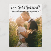 我々の得駆け落ち発表はがききBT 案内ポストカード (正面)