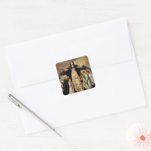 我々の恩寵の女神と勲章の大師 スクエアシール (封筒)