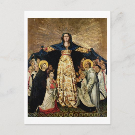 我々の恩寵の女神と勲章の大師 ポストカード (正面)