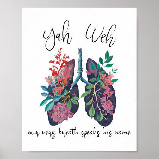 我々の息の話間彼の名前Yhwh Christian Rel ポスター (正面)