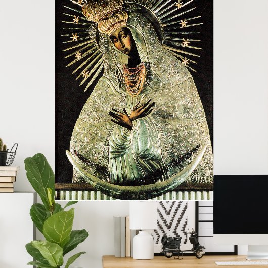 我々の恵みの女神だ。夜明けの門の我々の婦人 ポスター (ホームオフィス)