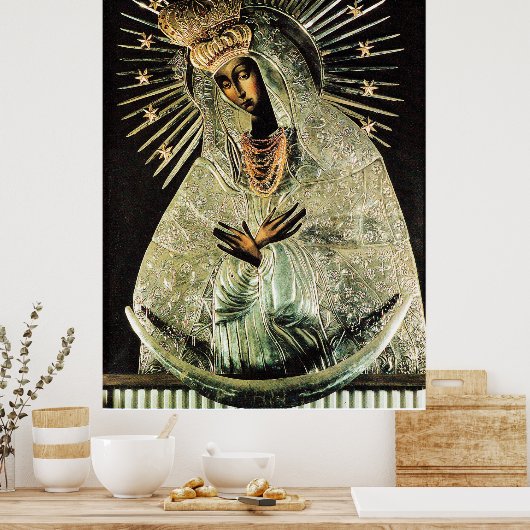 我々の恵みの女神だ。夜明けの門の我々の婦人 ポスター (キッチン)