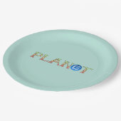 我々の惑星のための植物 ペーパープレート (アングル)