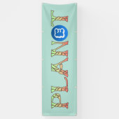 我々の惑星のための植物 横断幕 (縦)