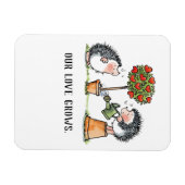 我々の愛はハリネズミを育てる マグネット (横)