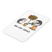 我々の愛はハリネズミを育てる マグネット (左側)