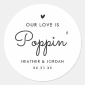我々の愛はポップス結婚ンの好意だ ラウンドシール (正面)