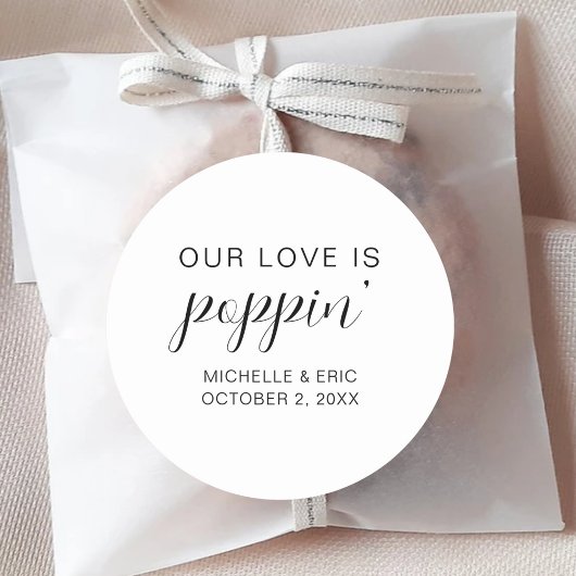我々の愛はポピ結婚ンの婚約パーティ ラウンドシール