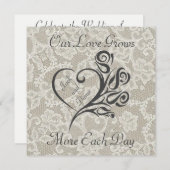 我々の愛は育つ 招待状 (正面/裏面)