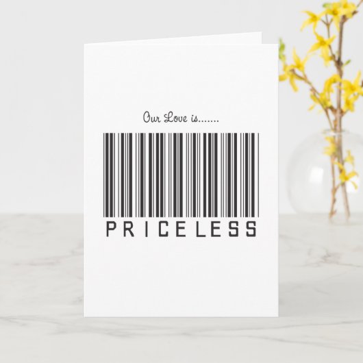 我々の愛は高価ではない カード (黄色い花)