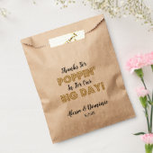 我々の感謝してい大きな日の金ゴールドに対してポッピングを入れる フェイバーバッグ (封をした状態)