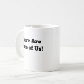 我々の数は多い コーヒーマグカップ (正面左)