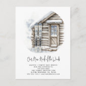 我々の新しいネックオブザウッズ引っ越しました休暇 案内ポストカード (正面)