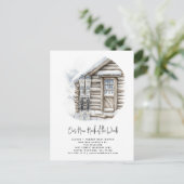 我々の新しいネックオブザウッズ引っ越しました休暇 案内ポストカード (スタンド正面)