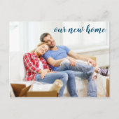 我々の新しいホームカスタムフルブリードフォト引っ越しました 案内ポストカード (正面)