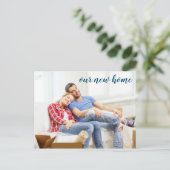 我々の新しいホームカスタムフルブリードフォト引っ越しました 案内ポストカード (スタンド正面)