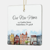 我々の新しいホームクリスマスオーナメント セラミックオーナメント (左)