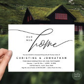 我々の新しいホームコージーラブル引っ越し祝いパーティーパーティー 招待状