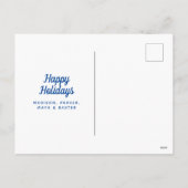 我々の新しい家の休日 |ギンガーブレッドハウス シーズンポストカード (裏面)