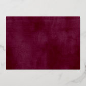 我々の新しい家の冬の緑の金ゴールドモノグラム写真 箔シーズンカード (裏面)