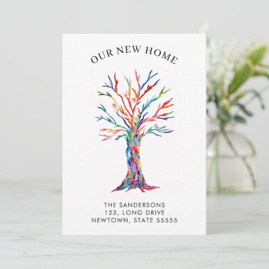 我々の新しい家庭植物移動 案内状 (スタンド正面)