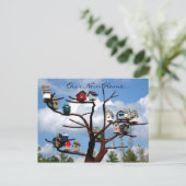 「我々の新しい家…」 バードハウス 案内ポストカード (スタンド正面)