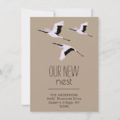 我々の新しい巣の鳥のクラフト飛んでいる移動の発表 (正面)