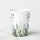 我々の新しい森の首 |引っ越し祝いパーティーパーティー 紙コップ (右)