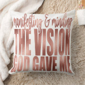 "我々の明示で神のインスピレーションを受け入れる クッション (ブランケット)