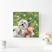 我々の時代 スクエア壁時計 (ホーム)