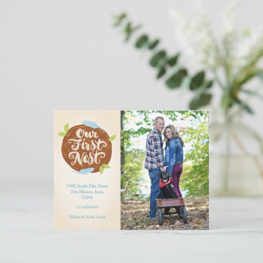 我々の最初の巣の動きの発表 案内状 (スタンド正面)