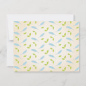 我々の最初の巣の動きの発表 案内状 (裏面)