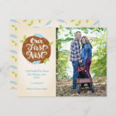 我々の最初の巣の動きの発表 案内状 (正面/裏面)