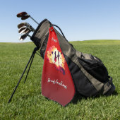 我々の最愛 ゴルフタオル (グリーン)