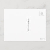 我々の最高の武器は投票する投票台帳である ポストカード (裏面)