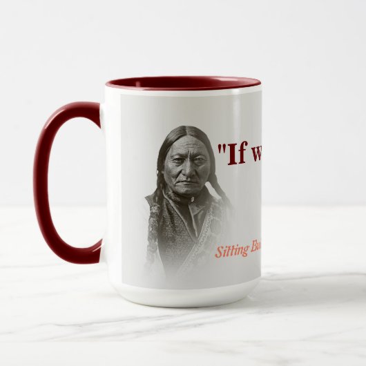 我々の権利を守るために引用文を座らせる マグカップ (左)