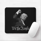 我々の民に拳を上げるトランプ マウスパッド (マウス)