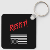 我々の民主主義の金属キーチェーンを守る キーホルダー (裏面)