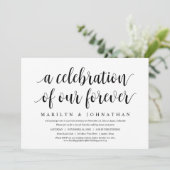 我々の永遠のお祝いである結婚の駆け落ち 招待状 (スタンド正面)