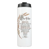 我々の父は芸術で天国ロード祈りの言葉マシュー6 タンブラー (正面)