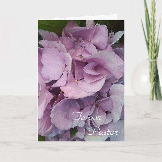 我々の牧師に サンキューカード (正面)