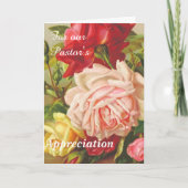 我々の牧師の感謝のために シーズンカード (正面)